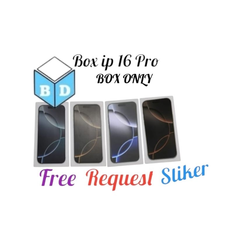 

BOX/KOTAK 16 PRO BOX ONLY, WARNA LENGKAP