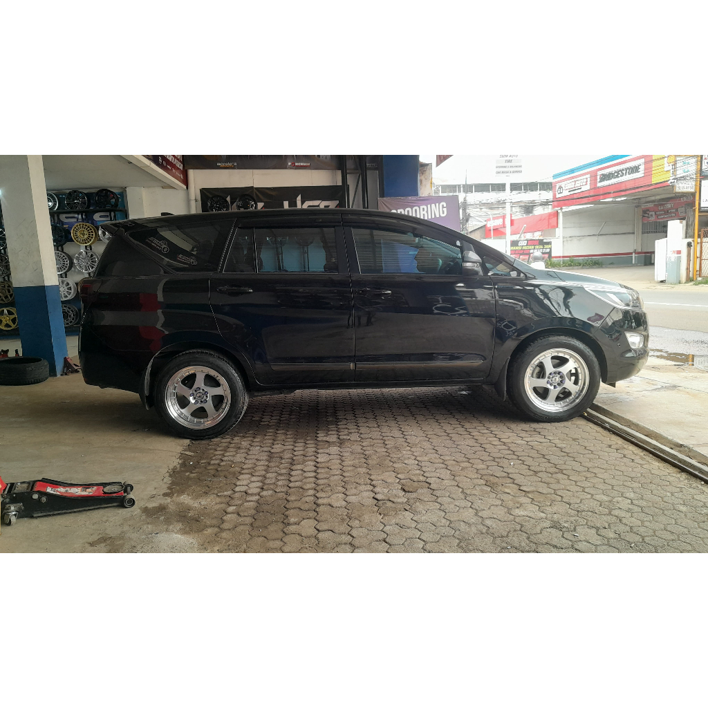 PAKET VELG PLUS BAN ACCELERA 225 50 R18 UNTUK MOBIL INOVA USE VELG HSR WAVE RING 18