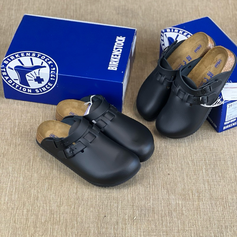 BIRKENSTOCK KAY SL LEATHER BLACK