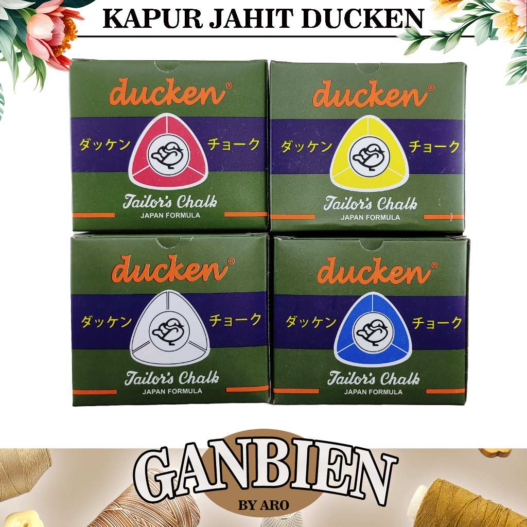 Kapur Jahit Ducken 100% ORI / Kapur Jahit Bebek 1 Pcs - Mudah Dihapus Untuk Penanda Semua Jenis Kain