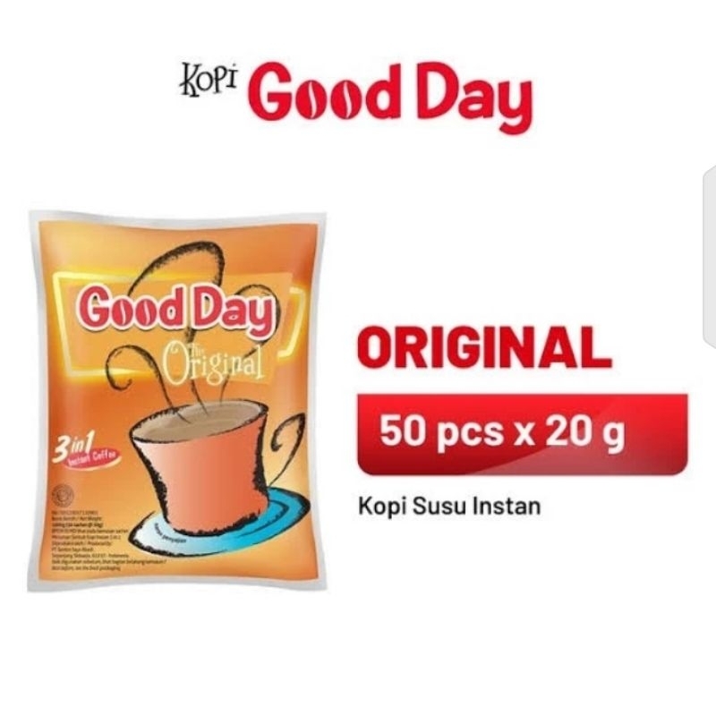

Good Day Original 1 Bag isi 50 Sachet