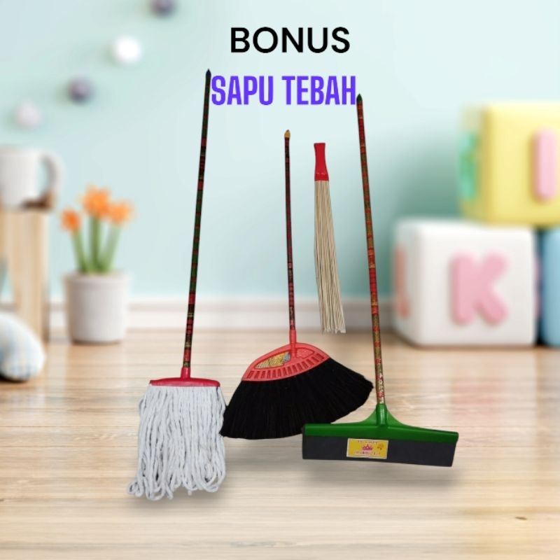 Bonus Sapu Kasur Paket Pel Lantai Wifer Lantai Dan Sapu Ijuk