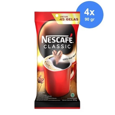 

Terbaik NESCAFE CLASSIC Kopi Instan Sachet Bag 9gr x 4