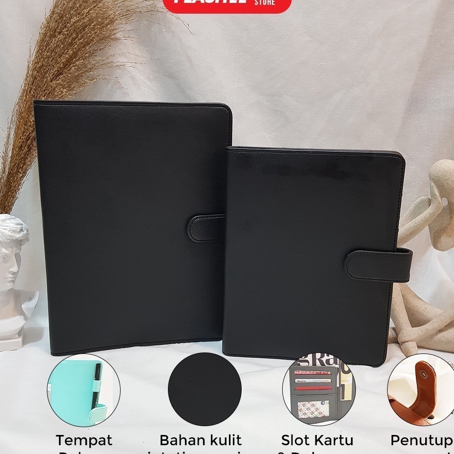 

Flashee Binder Polos Hitam A5 2 Ring B5 26 Ring Agenda Polos Binder Polos A5 B5 Organizer Eksklusif
