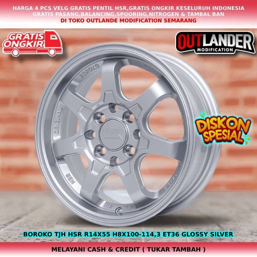 velg mobil racing r14, velg mobil xenia livina avanza kijang mobilio sigra agya calya boroko tjh r14