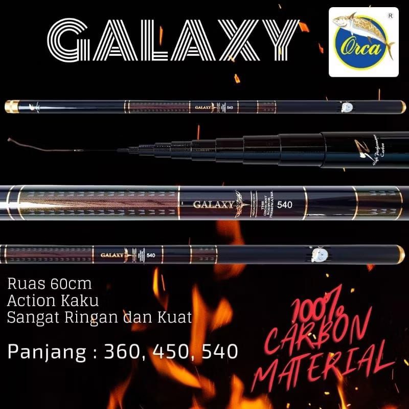 tegek carbon orca galaxy 450 murah