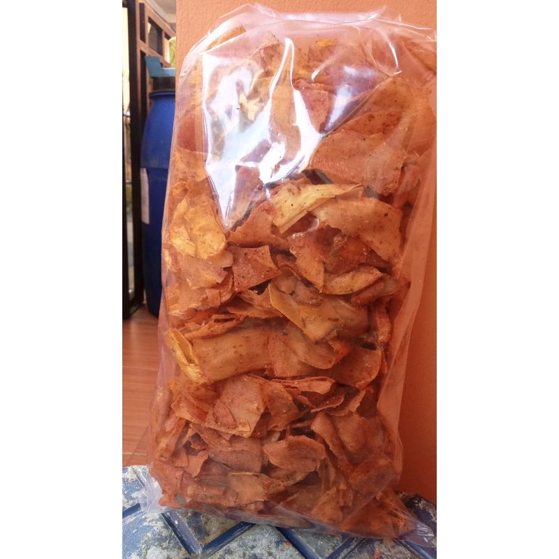 

Kripset(KERIPIK SETAN)anti galau 1,5KG Kg/1.500 GRAM