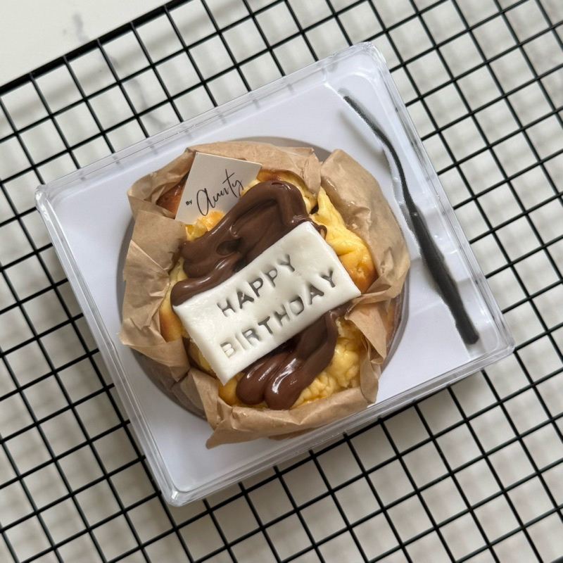 

Aunty Cakery - Burnt Cheese Cake (Single Package) Basque Burnt Cheesecake Nutella Lotus Diameter 10