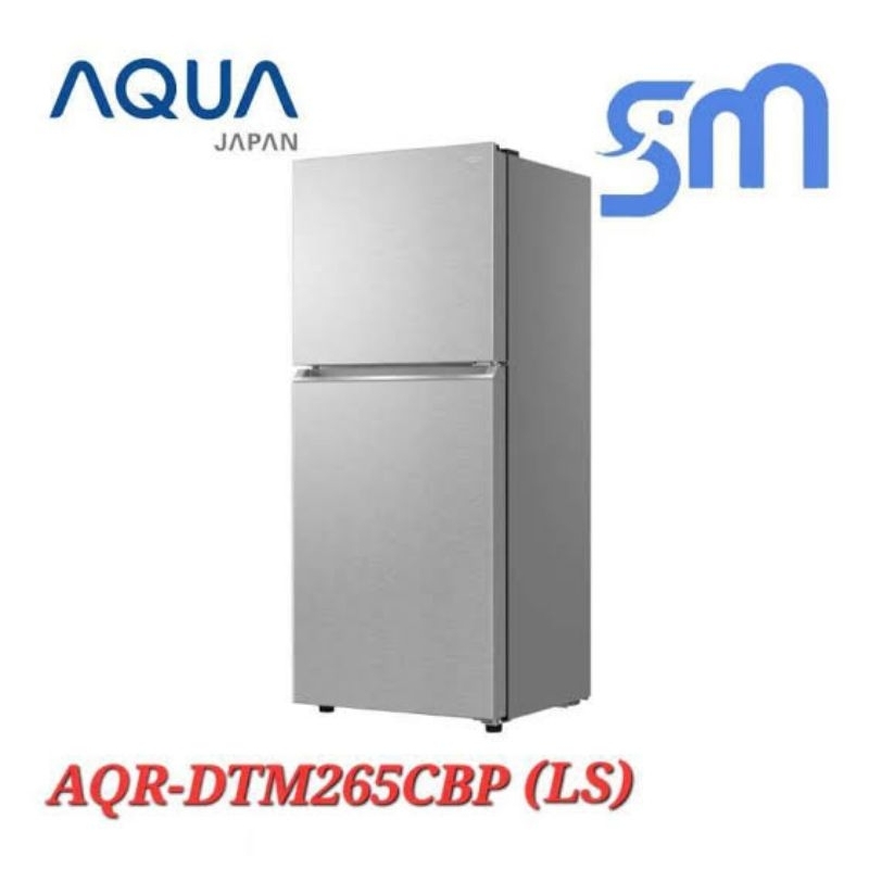 AQUA Kulkas 2 Pintu AQR-DTM265CBP 205 Liter Magic Neo Turbo Cooling 265CBP