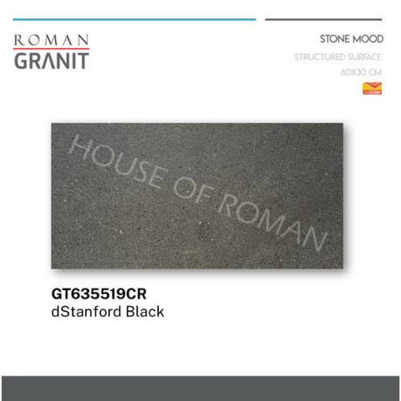 Roman Granit 30x60 dStandford Black GT635519CR KW1