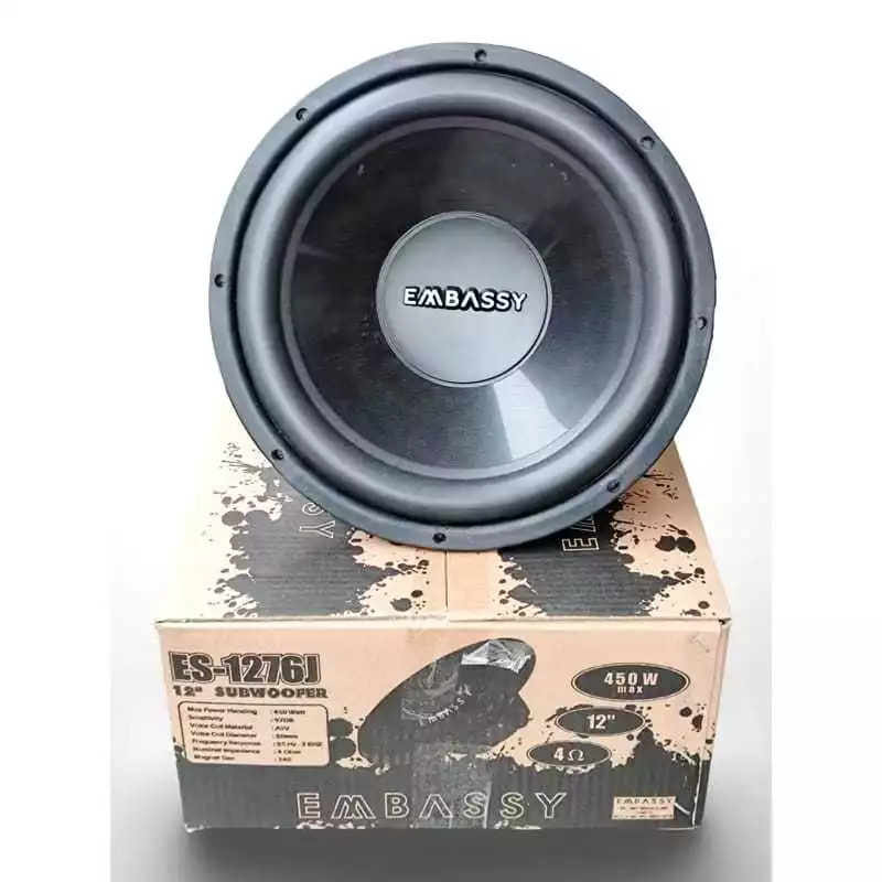 Embassy ES-1276J 12 Inch Double Coil Subwoofer
