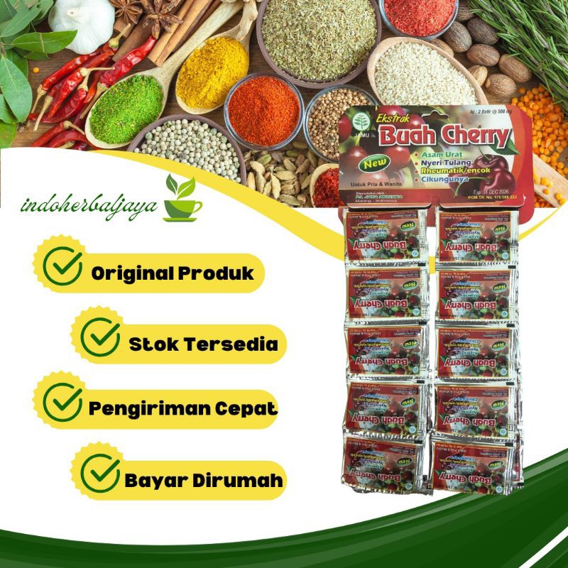 

Sari Buah Cherry Pil 100% Ori