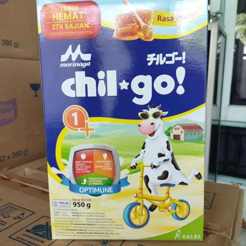 

Chilgo 1+ dan 3+ ukuran 950gr bayi / anak / susu / Morinaga / grosir / murah