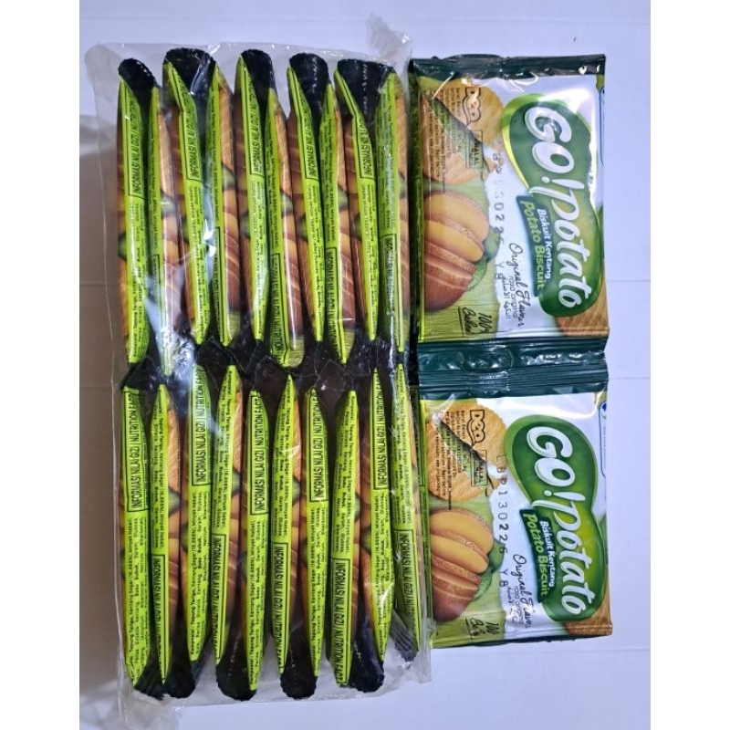 

Biskuit Kentang GO POTATO 1 Renceng isi 10 pcs