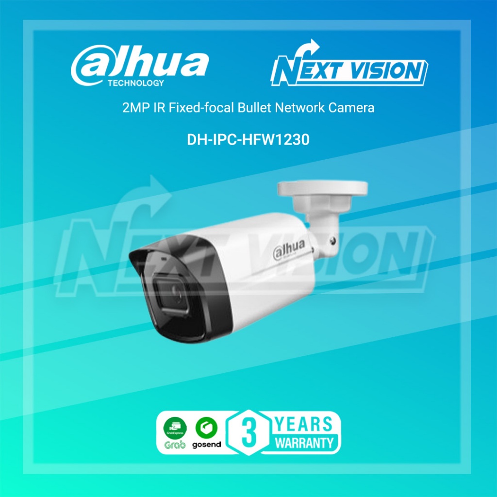 DH-IPC-HFW1230 - DAHUA IP 2MP IR BULLET CAMERA