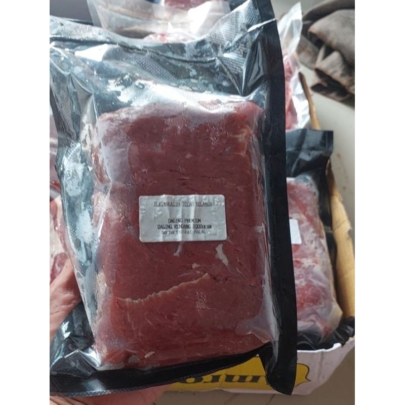 

daging sapi rendang premium segar fresh 1000g