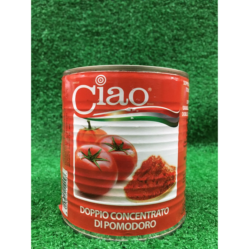 

Ciao Tomato Paste Salt Added Pasta Tomat Dengan Garam 800gr Impor Italy