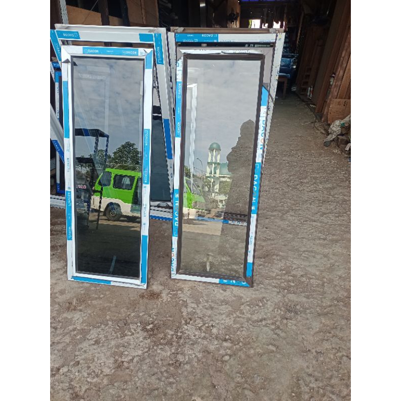 kusen jendela aluminium ukuran 150x50 bisa custom fast respon free paking kayu