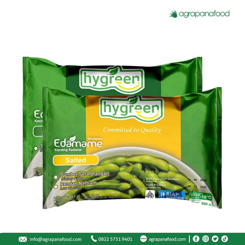 

Edamame Frozen Hygreen - Kedelai Jepang - Agrapana Food Jember