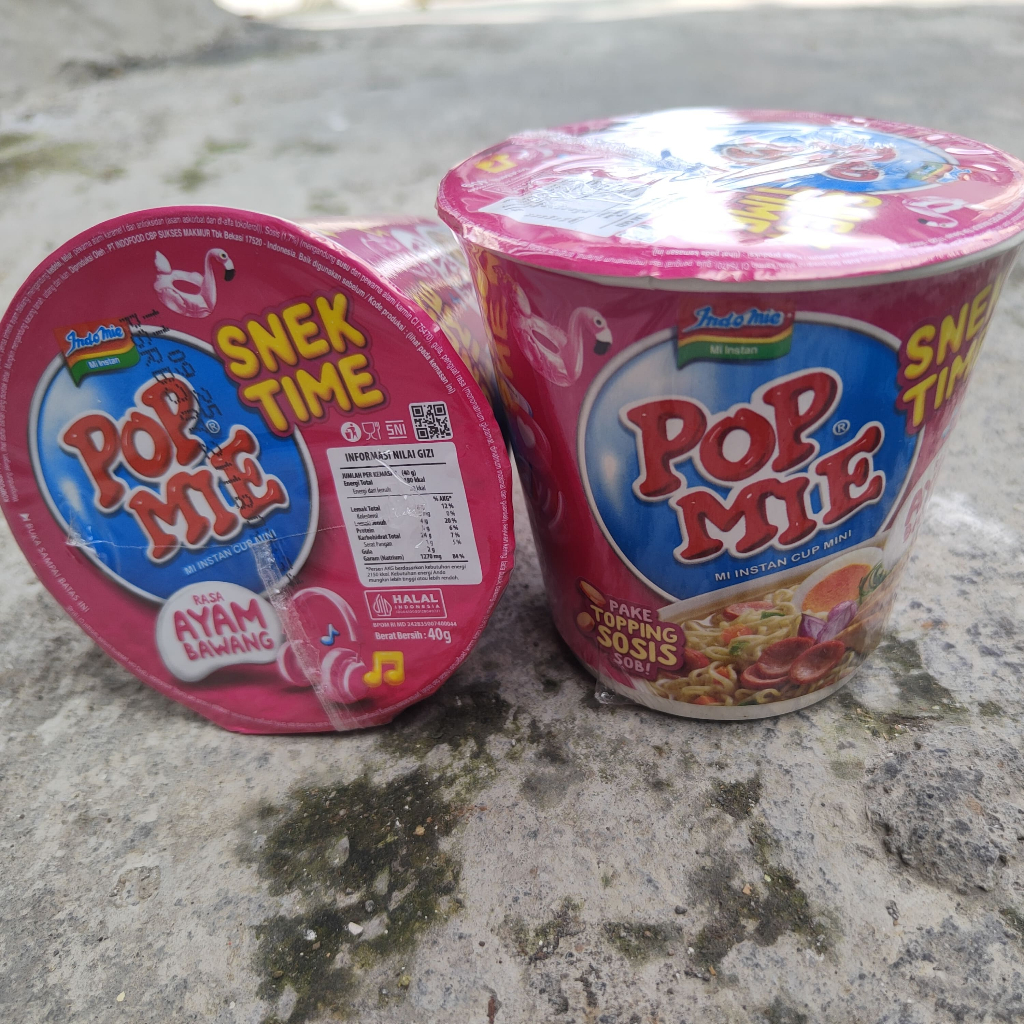 

POP MIE MINI SNEK TIME RASA AYAM BAWANG - 39 GR PAKET 3 CUP LEBIH HEMAT