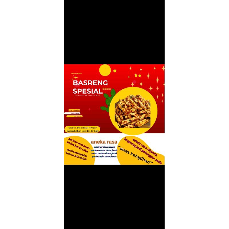 

basreng tipis kiloan pedas,manis,asin daun jeruk