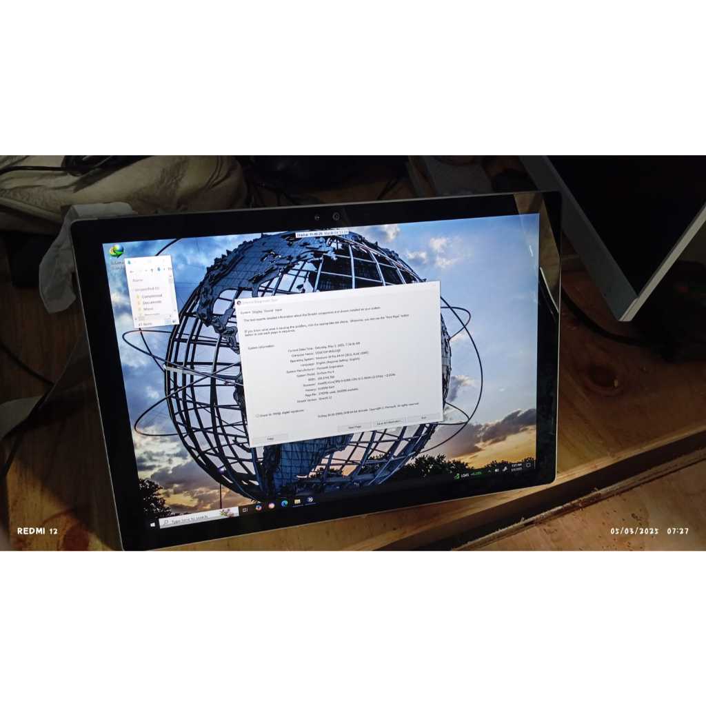 Tablet Surface Pro 4 - RAM 8 GB - SSD 256