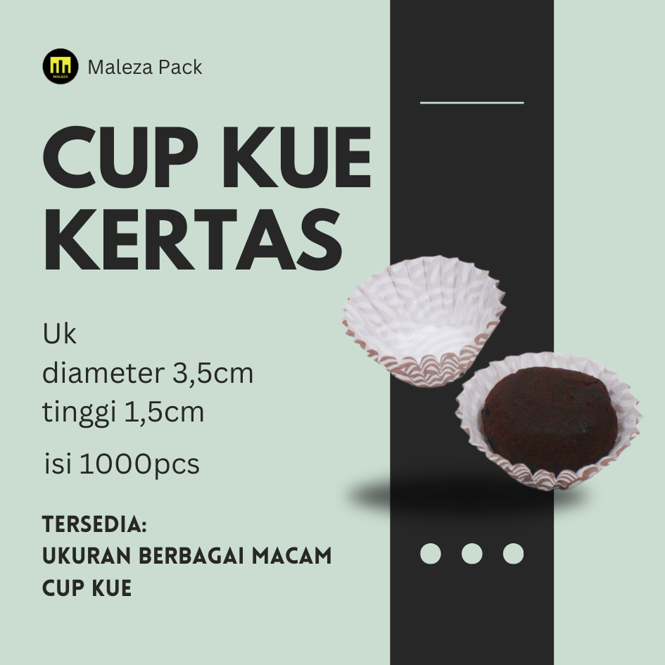 Cup Kue Kertas Mini/ Cup Truffle/ Cup cake isi 1000pcs