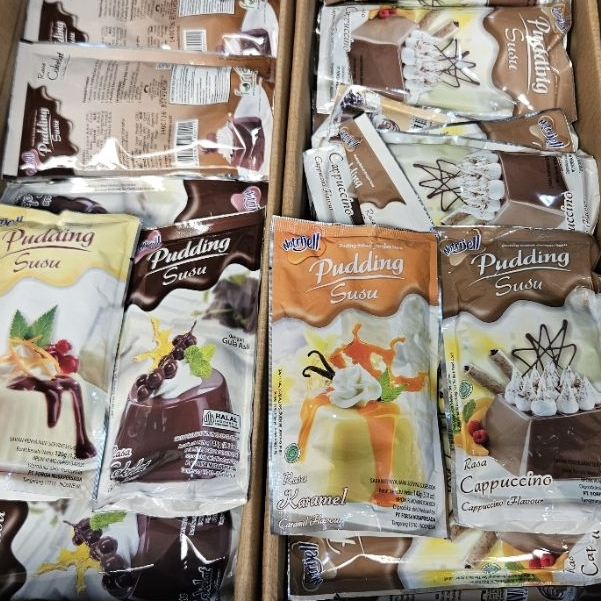 

ED 10.26 - PCS - PUDDING SUSU NUTRIJELL RASA COKLAT KARAMEL VANILA CAPPUCINNO / PUDING SUSU NUTRIJELL