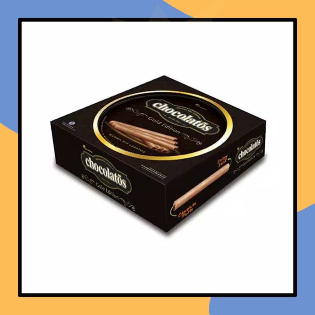 

Gery Chocolatos Wafer Roll GOLD Edition 350gr Waferroll Isian Coklat Kemasan Kaleng