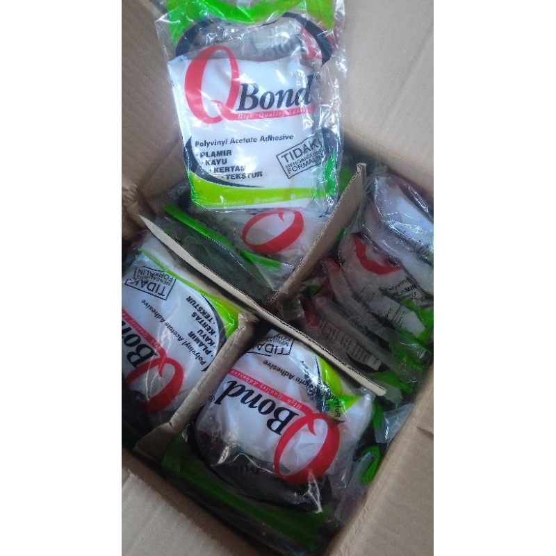 Lem putih QBond untuk kayu kertas dan plamir