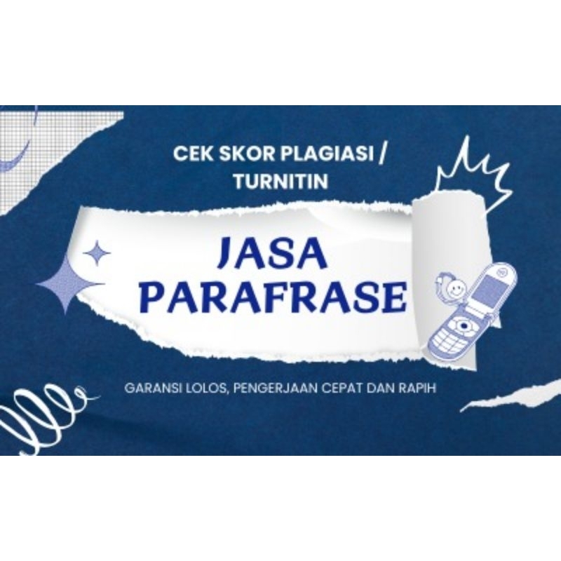 Jasa Parafrase dan cek skor turnitin