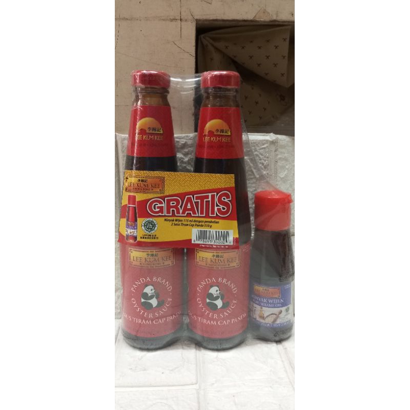

saos tiram lee kum kie 510gr free minyak wijen 155gr