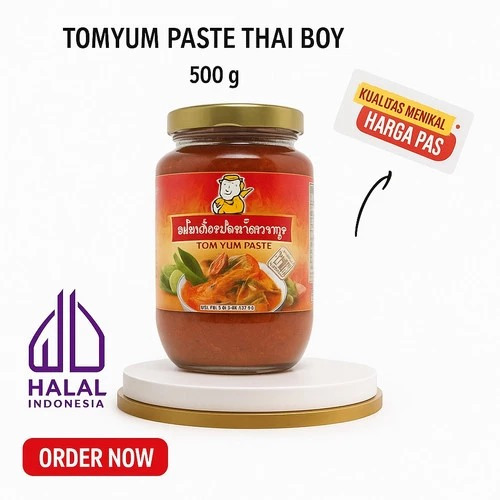 BUMBU TOMYAM - TOMYUM PASTE THAI BOY 500 GR HALAL SAUS THAILAND ENAK