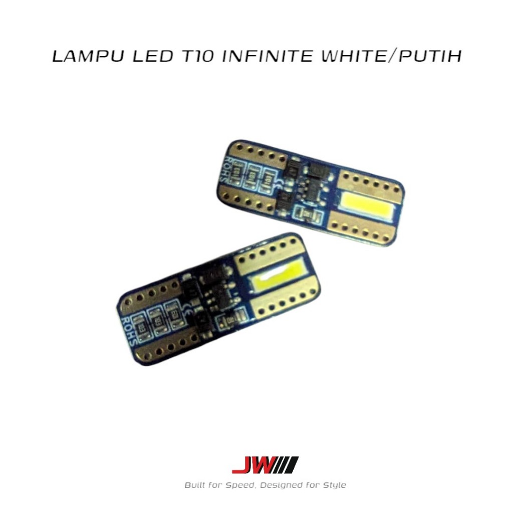 LAMPU LED T10 INFINITE WHTE/PUTIH LED T10