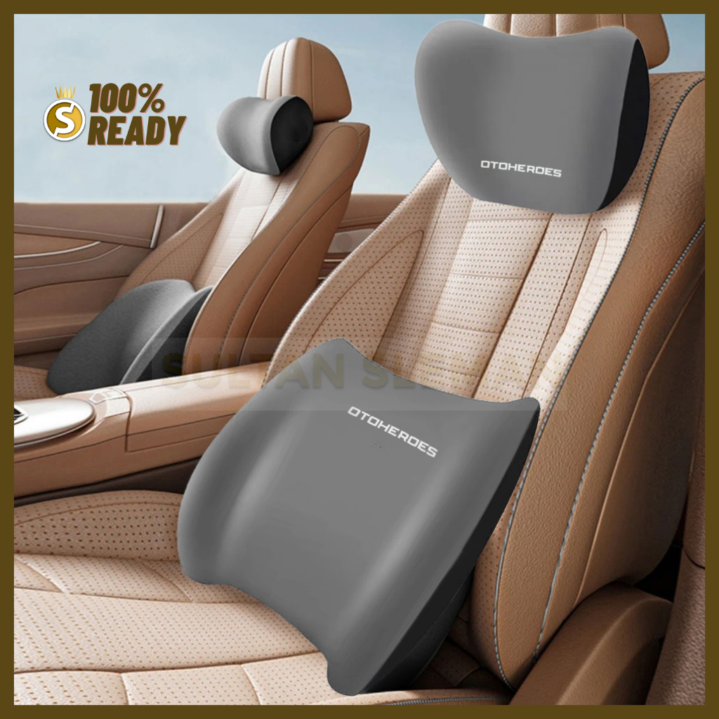 Bantal Leher Punggung Mobil / Bantal Mobil Mewah Sandaran Leher Punggung / Bantal Leher Mobil Bantal