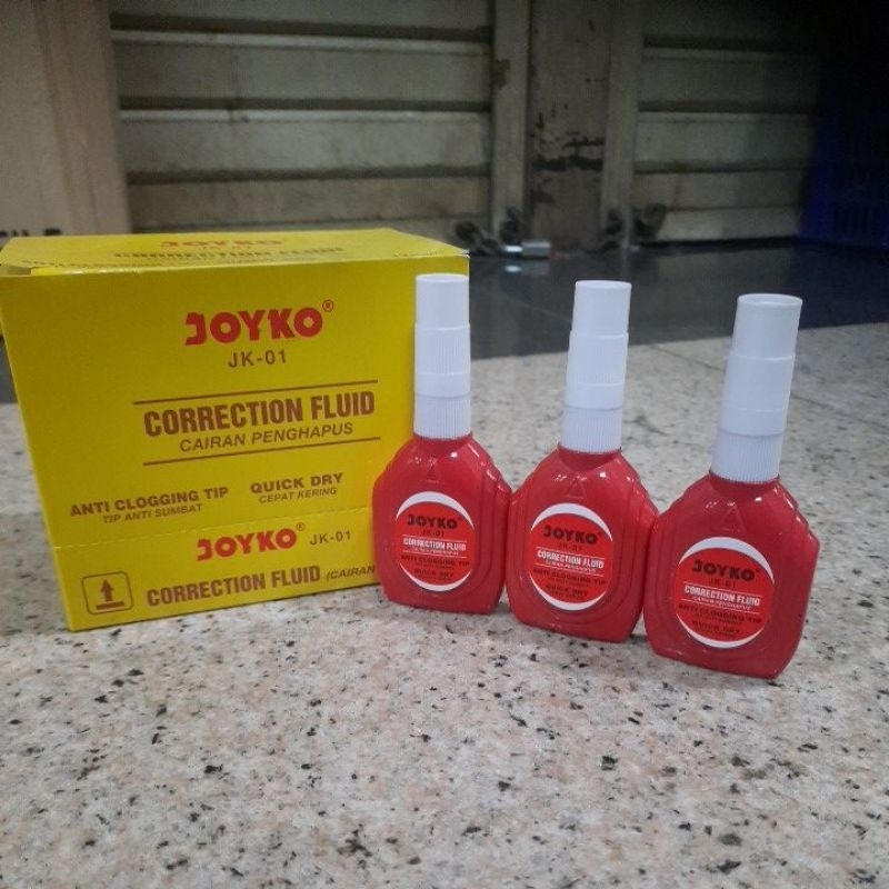 

Tipex Cair Joyko JK 01 Merah