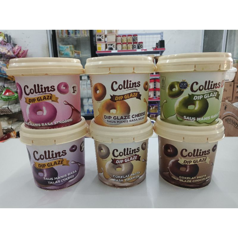 

COLLINS GLAZE DONAT/TOPPING DONAT COLLINS 1KG