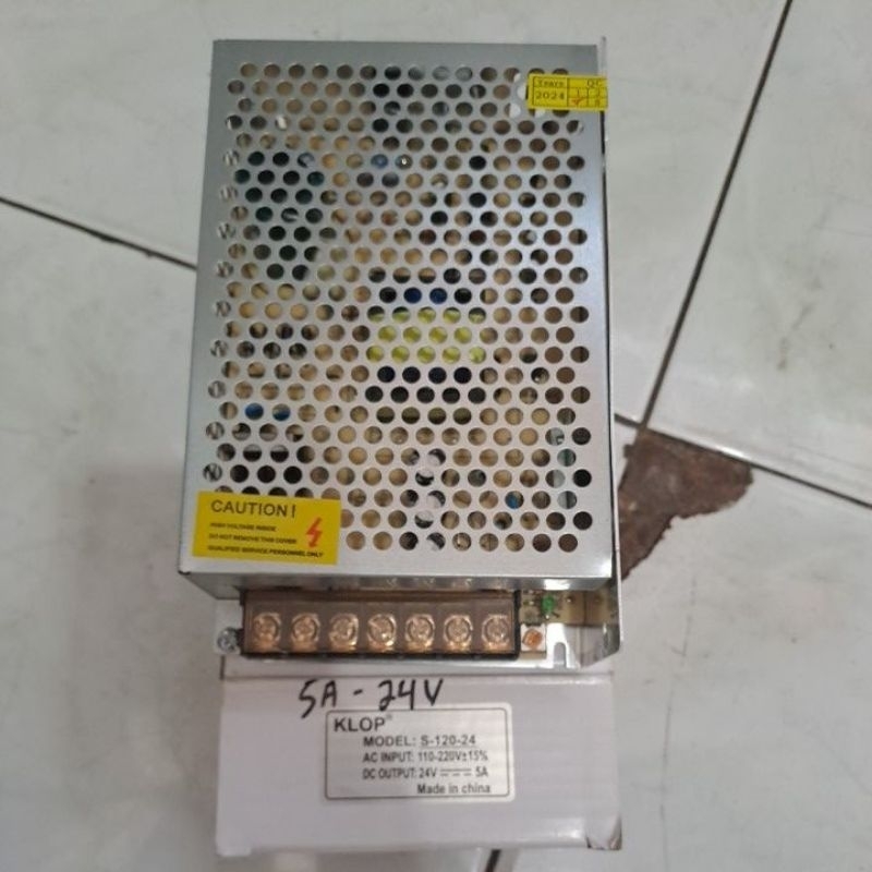 adaptor jaring klop 5A/24V