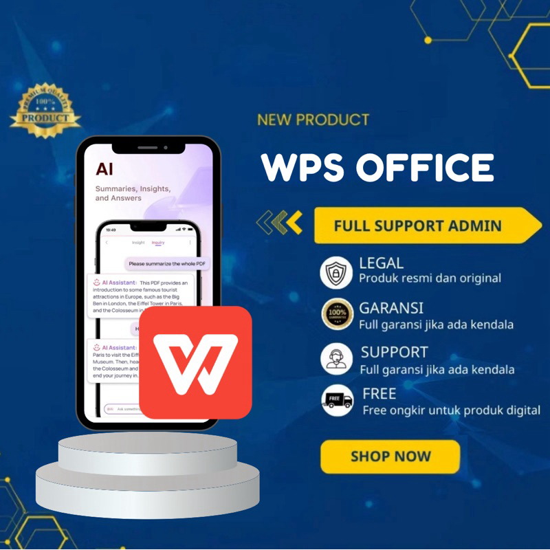 WPS OFFICE PREMIUM GARANSI FULL AMAN