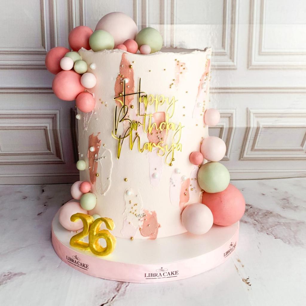 

Kue Ulang tahun/Birthday Cake/Kue Ultah Tema Pink/Pink Cake/Kue Aesthetic