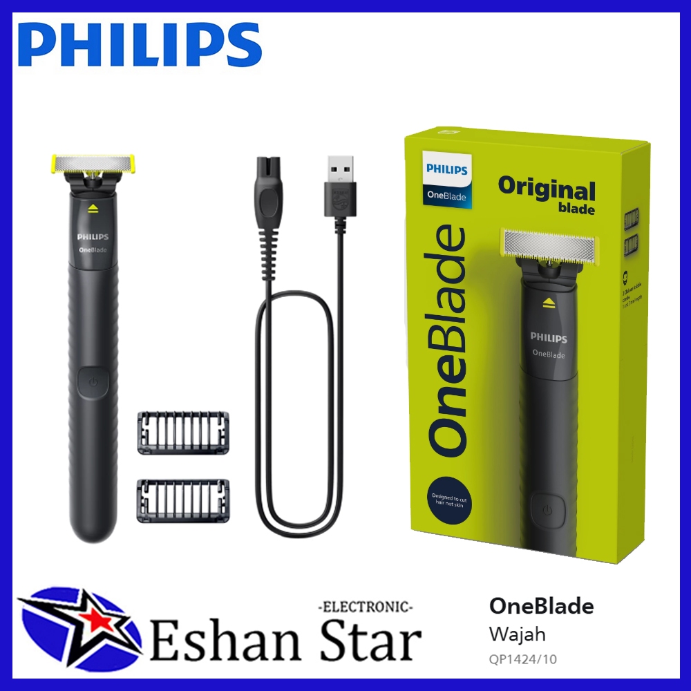 Philips OneBlade Alat Cukur Electric Hybrid Pria QP1424/10 Original