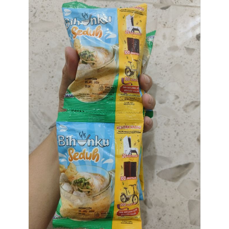 

Bihunku Seduh Rasa Bakso Kemasan 1 Renceng isi 10 Sachet