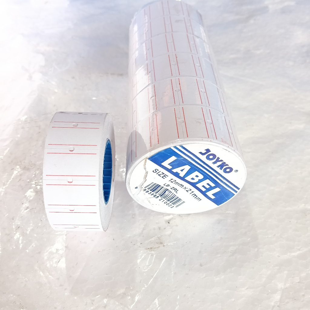 

1 BUAH - KERTAS LABEL HARGA JOYKO 12 X 21 MM LB-2RL