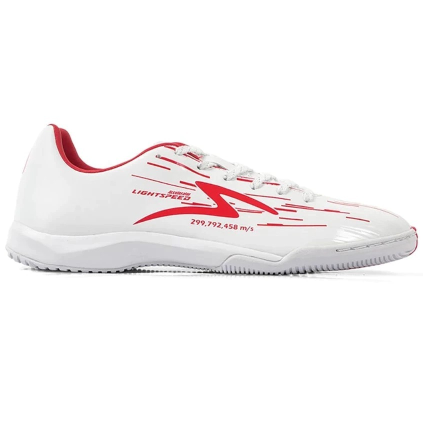 SPECS SEPATU FUTSAL LIGHTSPEED REBORN IN WHITE EMPEROR RED SPE1020194 / Specs Lightspeed Reborn
