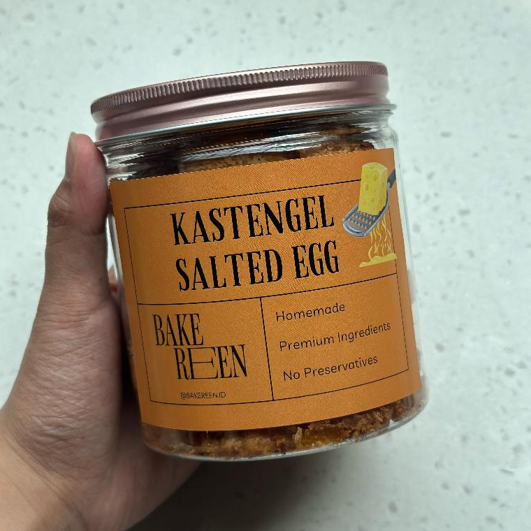 

BAKEREEN.ID KASTENGEL SALTED EGG KUE KERING PREMIUM EDAM CHEESE