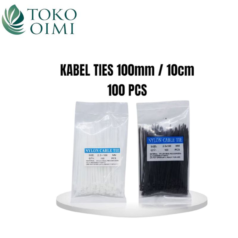 

Kabel Ties 100mm / 10cm isi 100pcs / Nylon Cable