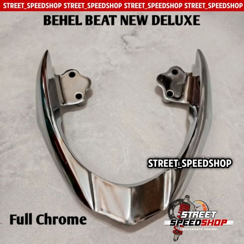 Behel Begel Beat New Deluxe Full Chrome Planger Honda BEAT FI Beat New Deluxe Model Ori Full Krum