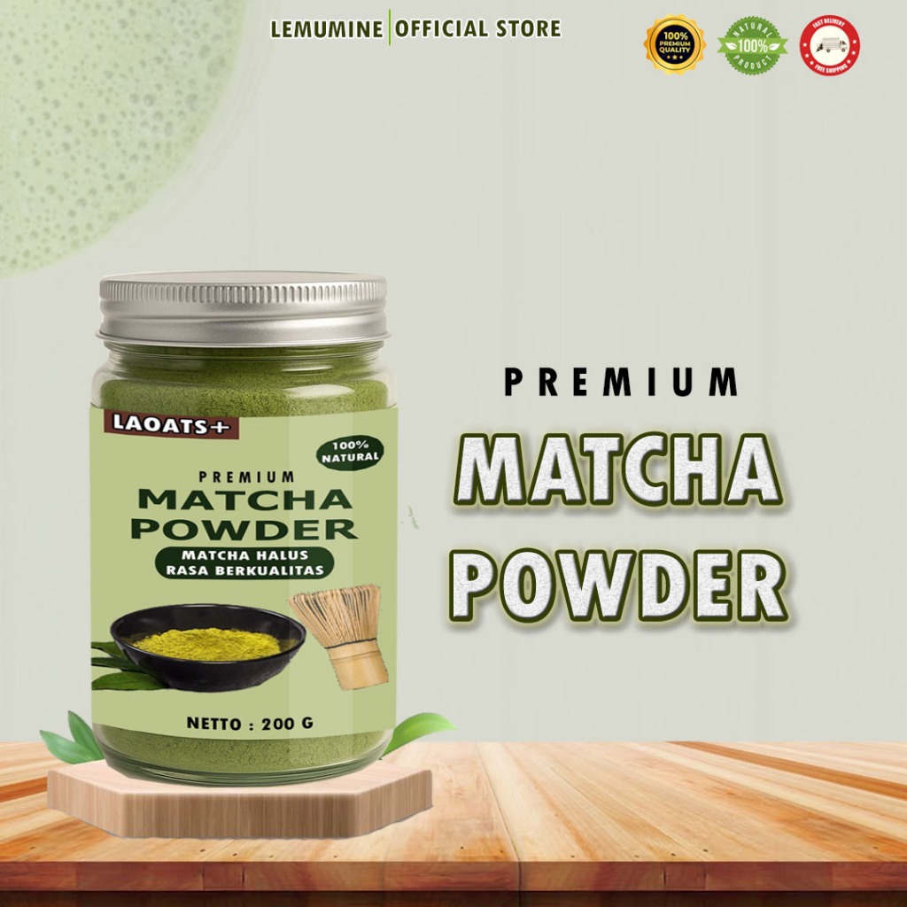 

Bubuk Matcha Premium 200g LAOATS