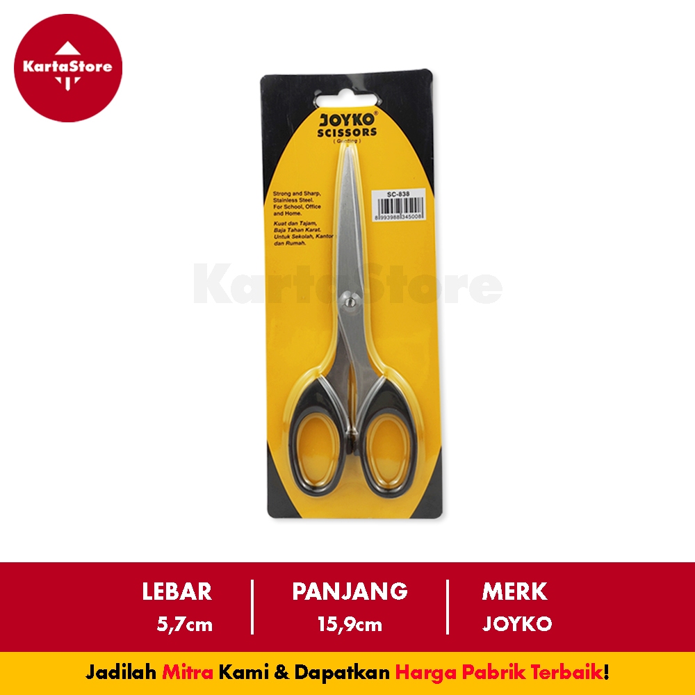 

Gunting Besar Scissors Joyko SC-838 KartaStore