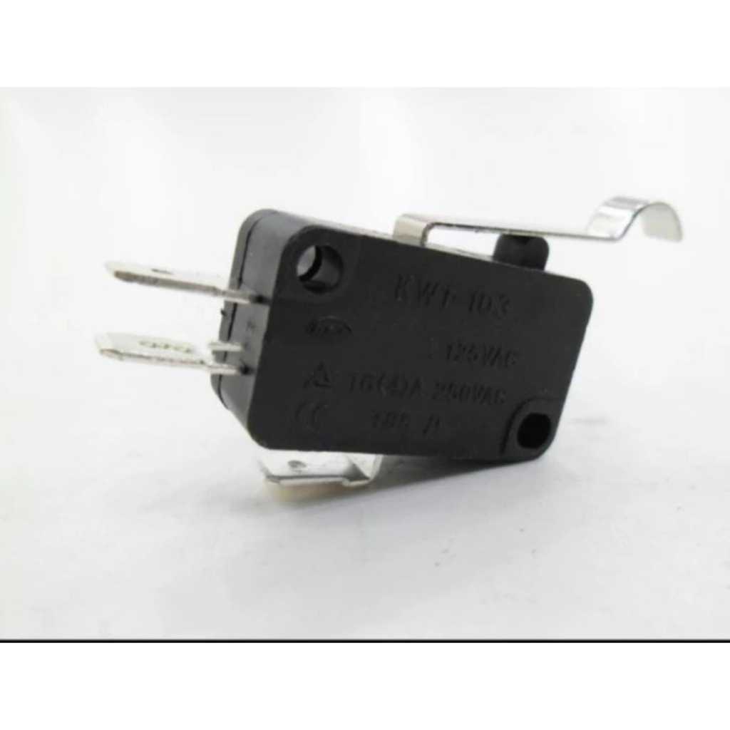 RE3368 micro/limit switch plat panjang lengkung otomatis lampu lemari by PCM LTC GLODOK
